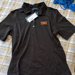 Black USC Polo Shirt